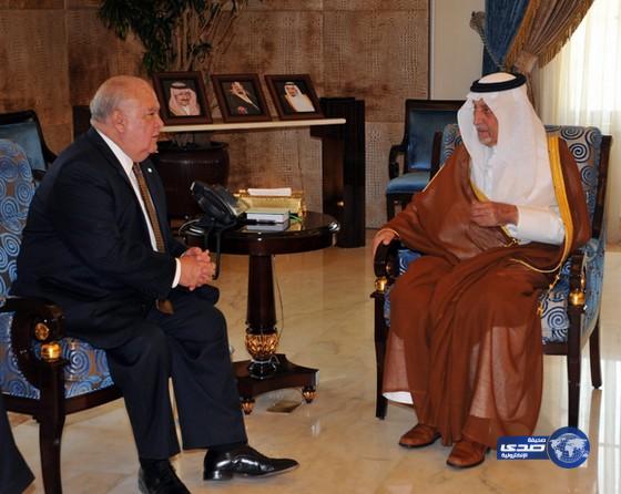 سمو أمير مكة المكرمة يستقبل السفير الأمريكي