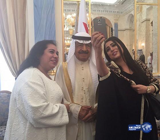 بالفيديو : رئيس وزراء البحرين يسأل شيماء سبت عن أصلها ومكان سكنها