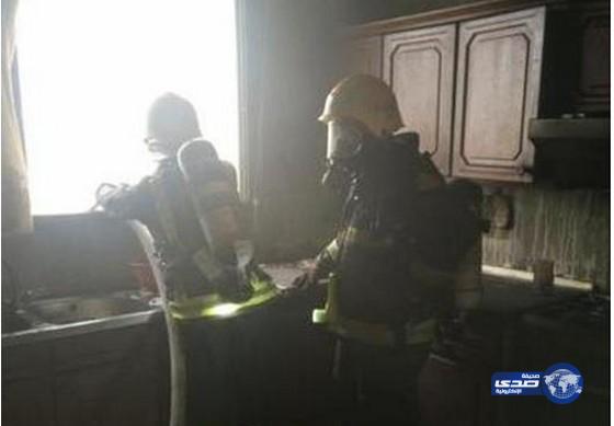 إخماد حريق شب في عمارة بـ«حمراء جدة»