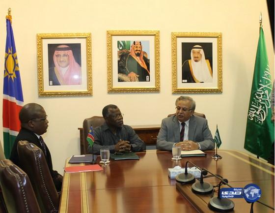 المملكة وجمهورية ناميبيا توقعان على بروتوكول إقامة علاقات دبلوماسية بين البلدين
