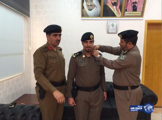 مساعد قوة امن طرق نجران يقلد القثامي رتبته الجديدة
