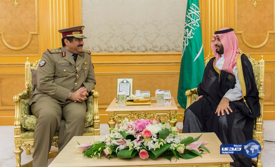 سمو ولي ولي العهد يستقبل وزير الدولة لشئون الدفاع بدولة قطر