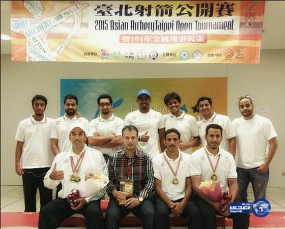 أخضر السهام يعتلي وصافة آسيا في منافسات قوس البكرة
