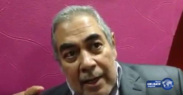 بالفيديو: الفنان  صبري عبد المنعم  يسب مفجر الثورة التونسية بـ لفظ خارج