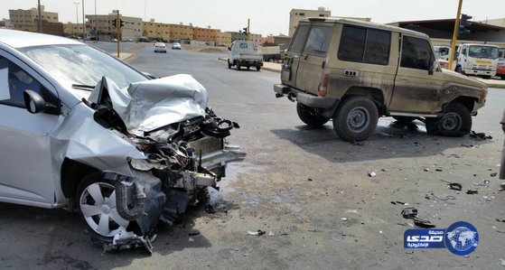 حادثان بتبوك يسفر عن إصابات متوسطه‎