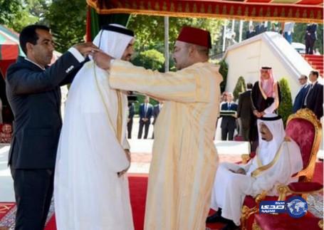 العاهل المغربي يقلّد الجسمي الوسام العلوي بدرجة قائد