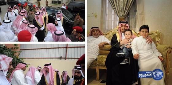 أمير عسير ينقل تعازي القيادة لذوي الرائد طيار علي القرني