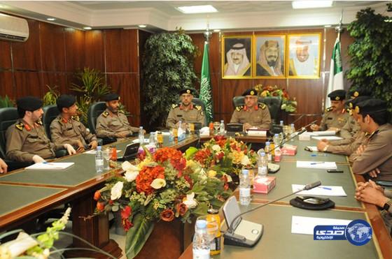 اللواء قحاط يعقد إجتماعه الأول بالقيادات الأمنية بمنطقة الجوف‎