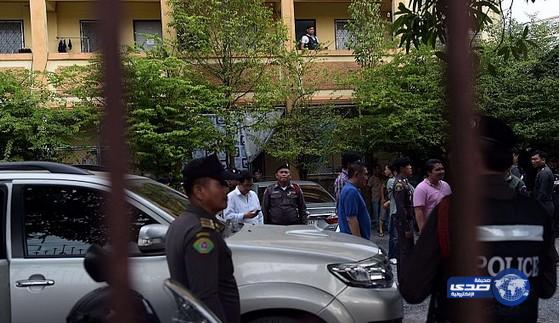 الشرطة التايلاندية تكافئ نفسها بعد القبض على المشتبه به في تفجير بانكوك
