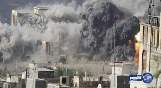 قصف حوثي على تعز وغارات للتحالف بالبيضاء