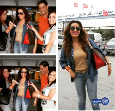 لطيفة..تلتقط صور تذكاريه قبل التبرع لإعادة بناء مدرستها..