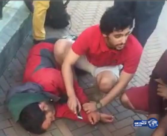 بالفيديو: طبيب سعودي ينقذ بريطانياً من الموت بـ لندن