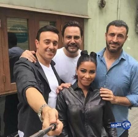 سيلفي أعضاء لجنة ذا فويس..