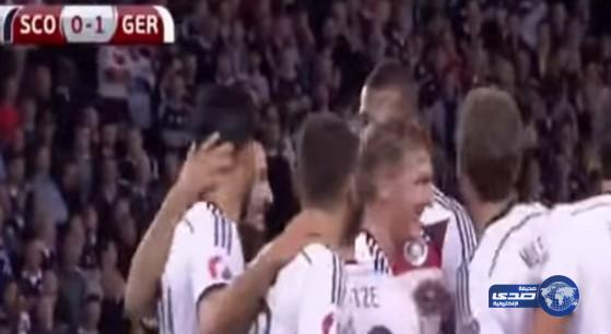بالفيديو:منتخب ألمانيا يقهر اسكتلندا ويقترب من يورو 2016