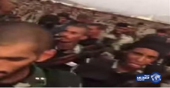 بالفيديو: قوات الطواريء الخاصة يرددون جدة اتي وبحر