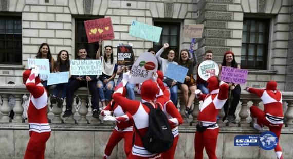 تظاهرات تعم مدنا أوروبية دعما لاستقبال اللاجئين