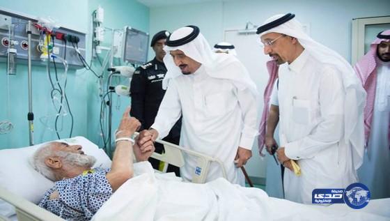 مصابو حادثة سقوط الرافعة يشكرون خادم الحرمين على تفقد أحوالهم