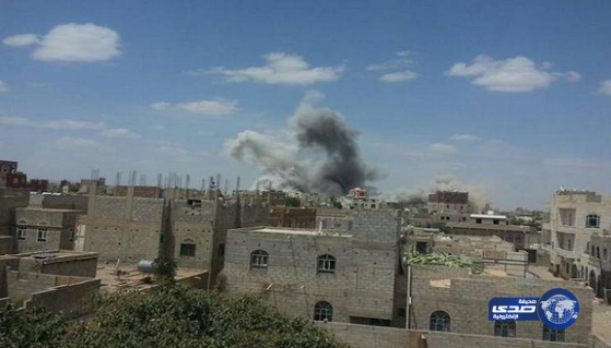 التحالف يقصف قاعدة الديلمي الجوية شمال صنعاء