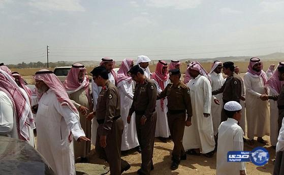 الصلاة على الشهيد الغامدي بمحافظة العقيق