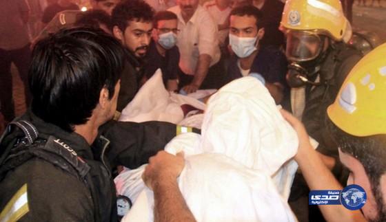 الدفاع المدني يخلي 1028 حاجاً أسيوياً بأحد فنادق العاصمة المقدسة جراء حادث حريق