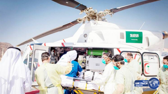 إنقاذ مواطن ستيني في وقت قياسي عبر الإسعاف الجوي