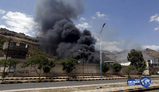 مقاتلات التحالف تقصف وزارة الداخلية اليمنية في صنعاء