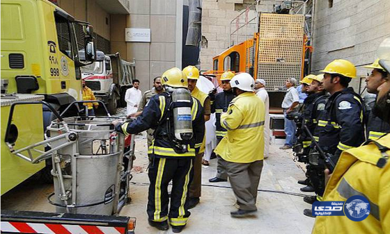 مدني مكة المكرمة يخمد حريقاً بفندق لإسكان الحجاج