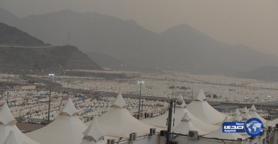 مشعر منى يغتسل بالأمطار