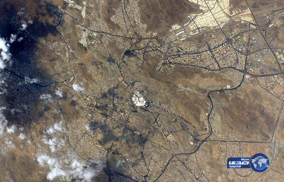 رائد فضاء يلتقط صورة لمكة المكرمة من محطة الفضاء الدولية