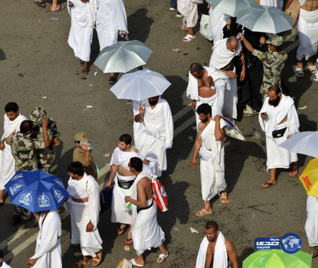 صورة من جهود رجال الامن في عرفه..