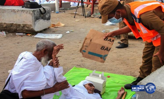 خدمات إنسانية ملموسة لرجال قوة المشاة لخدمة الحجاج