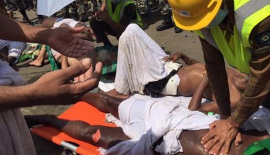 الدفاع المدني : حصيلة حادث منى يرتفع إلى 717 حالة وفاة و إصابة 805 أشخاص