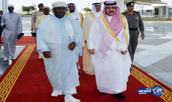 الرئيس الغابوني يغادر جدة