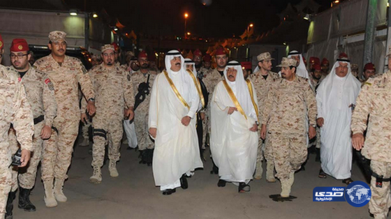 الأمير متعب بن عبدالله يتفقد مقر وزارة الحرس الوطني بمنى