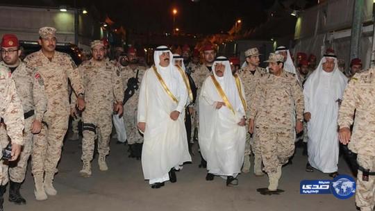 صور.. وزير الحرس الوطني يتفقد مقر الوزارة  بمنى ويزور المصابين