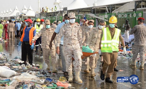 طبية الحرس الوطني تنتشل 240 جثة من موقع حادث تدافع منى