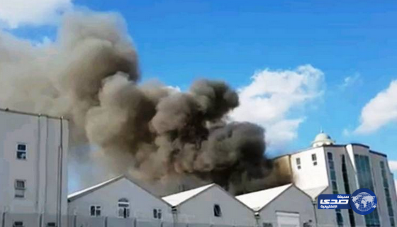 اندلاع حريق هائل بأكبر مساجد لندن