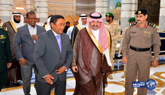 رئيس جمهورية المالديف يغادر جدة
