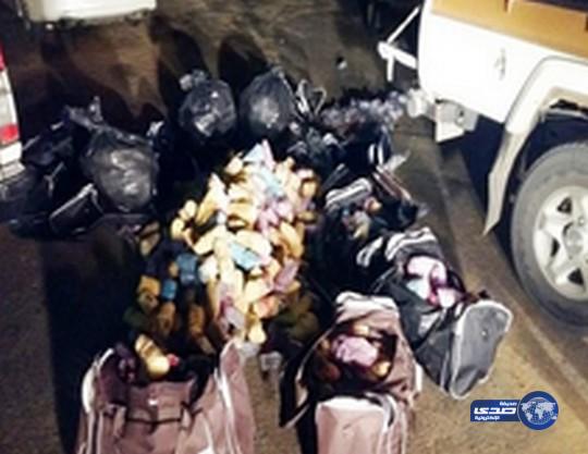 القبض على سائق شاحنة بحوزته 540 حزمة قات