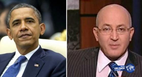اعلامي مصري .. أوباما ألقى كلمته وهو “سكران”