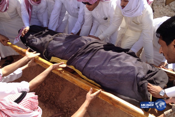 تشييع جثمان الشهيد العنزي بمحافظة الخرج