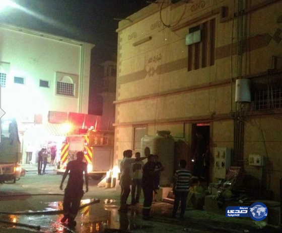 أربع فرق إسعافية تباشر حريق منزل بالمطيرفي
