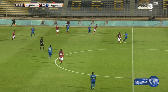 الاتفاق يتأهل لدور الثمانية بفوزه على العروبة بهدف