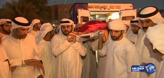 حكام الإمارات يؤدون صلاة الجنازة على الفقيد الشيخ راشد بن محمد
