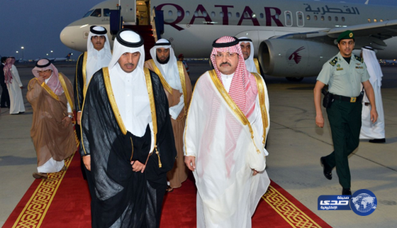 سمو رئيس مجلس الوزراء القطري يصل جدة لتقديم واجب العزاء في وفاة الأمير نواف بن عبدالعزيز