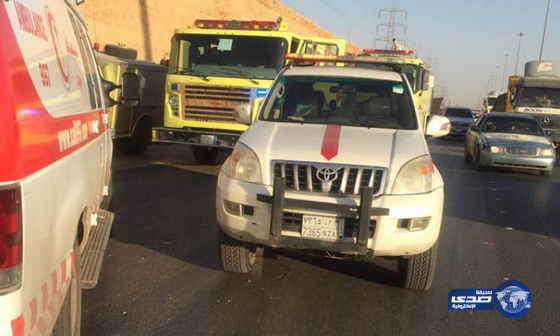إصابة 4 أشخاص في حادث مروري غرب الرياض