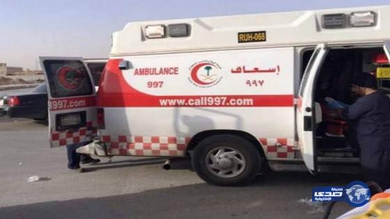 وفاة وإصابة 6 أشخاص في تصادم على طريق الرياض &#8211; تمير &#8211;
