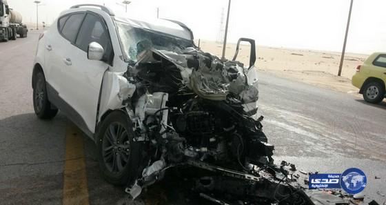 مصرع مواطن في حادث ارتطام سيارته بـ“قلاب”