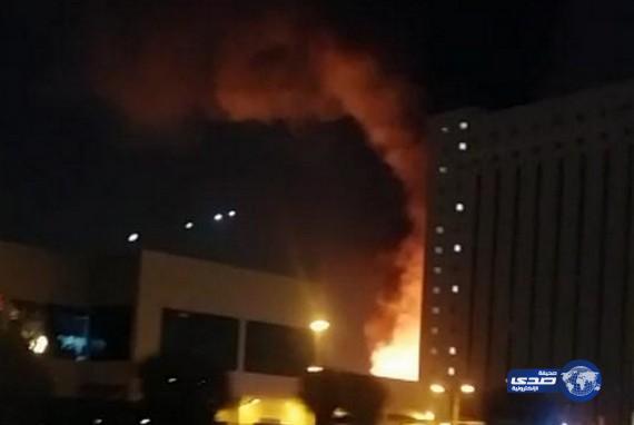فرق مدني الرياض تباشر حريق في مدينة الملك فهد الطبية (فيديو وصور)