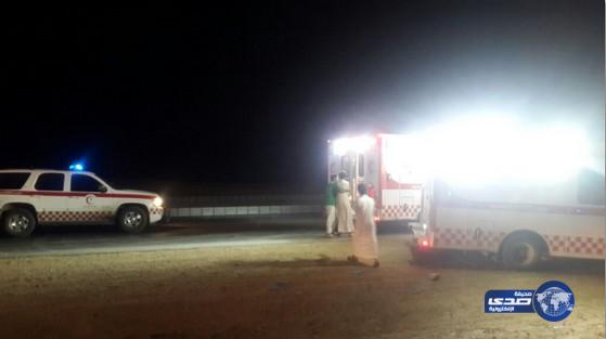 حادث تصادم على طريق مكه بالقرب من المزاحمية